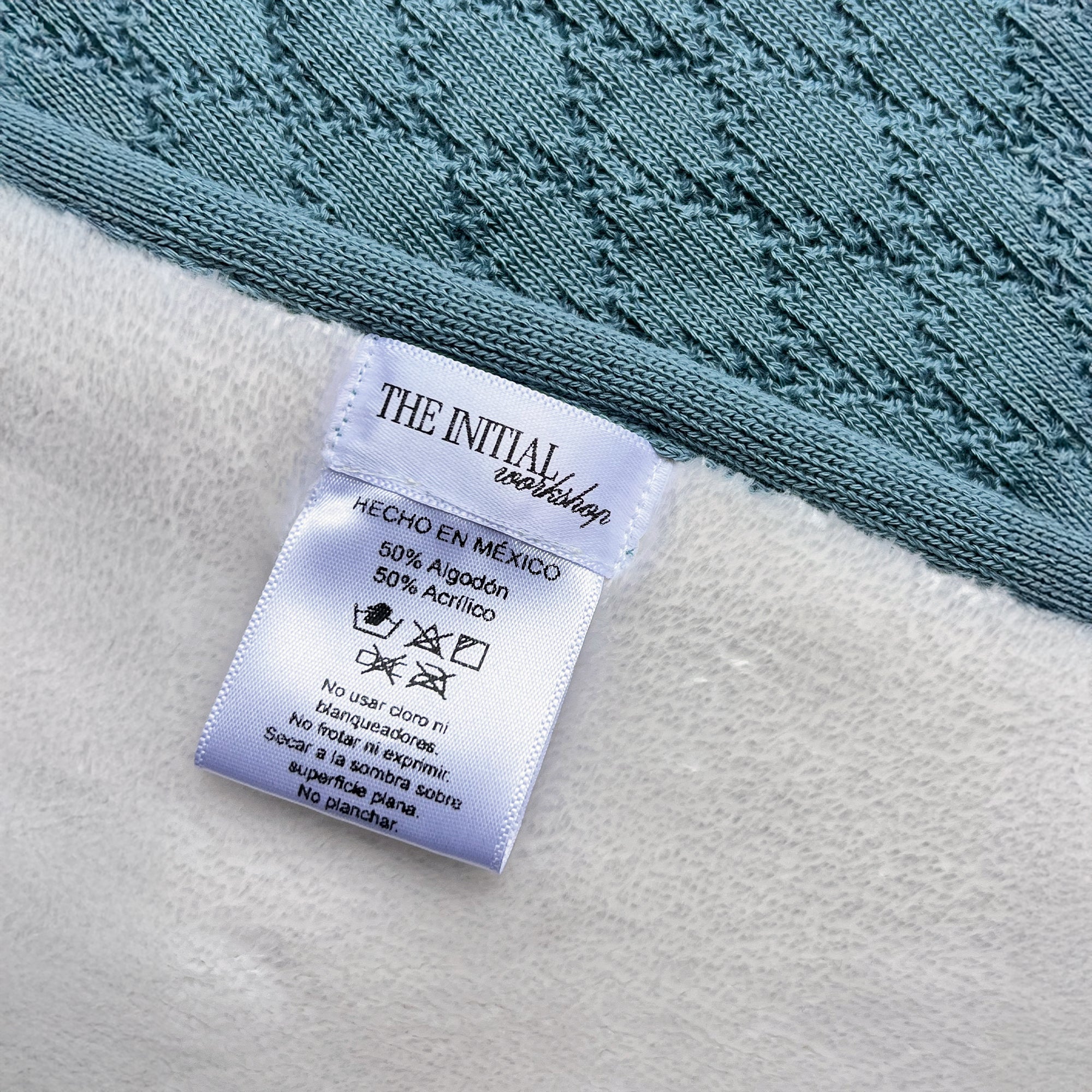 Cobija De Rombos Azul Con Interior Caliente