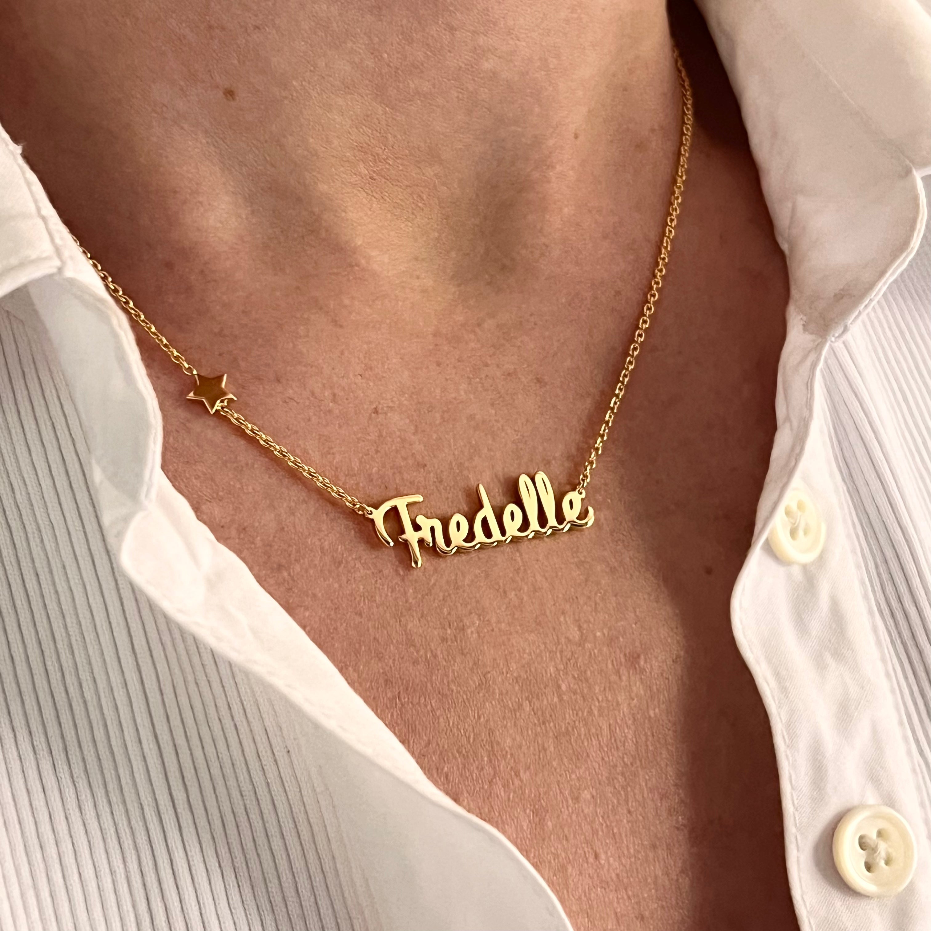 Collar De Nombre Con Figura