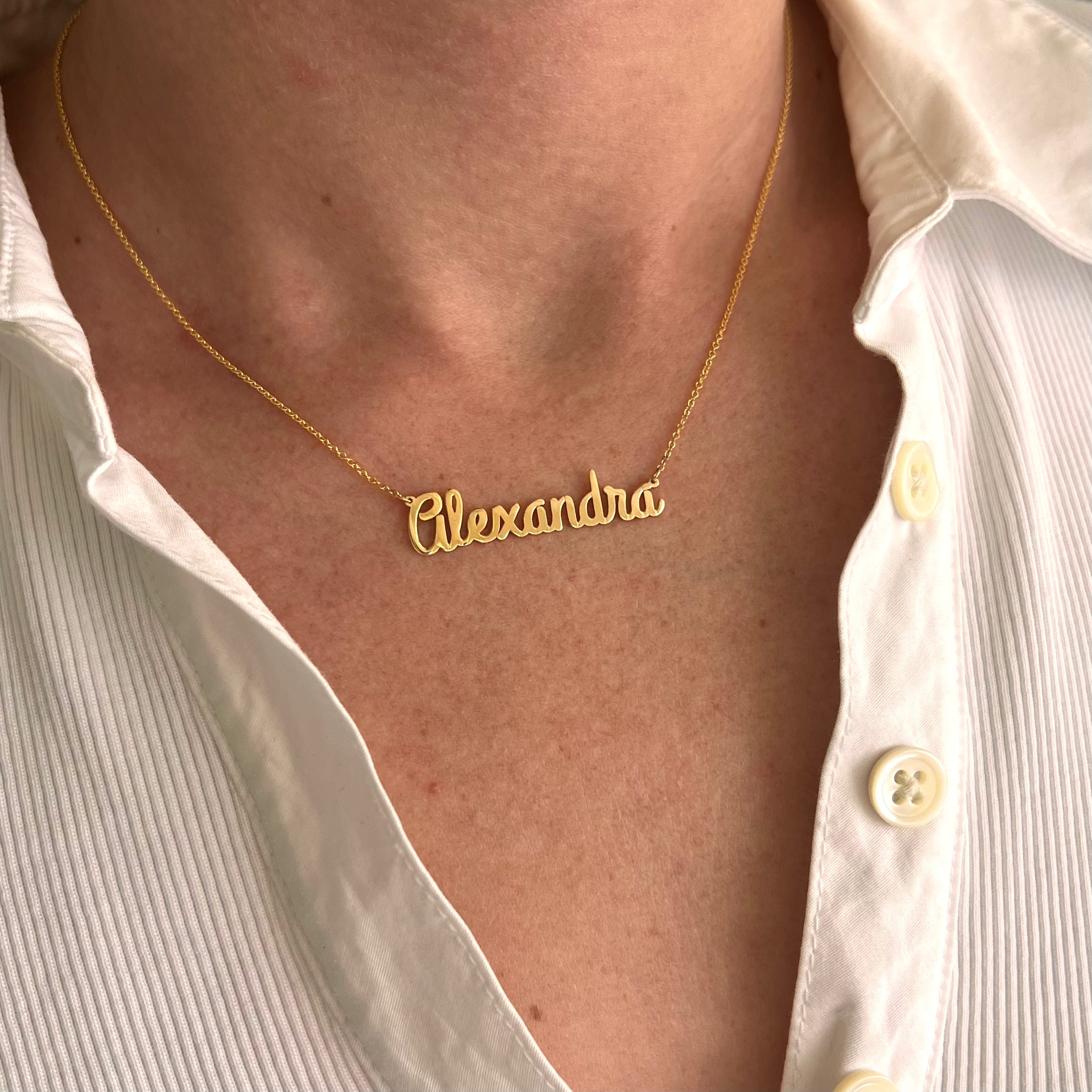 Collar De Nombre Naomi