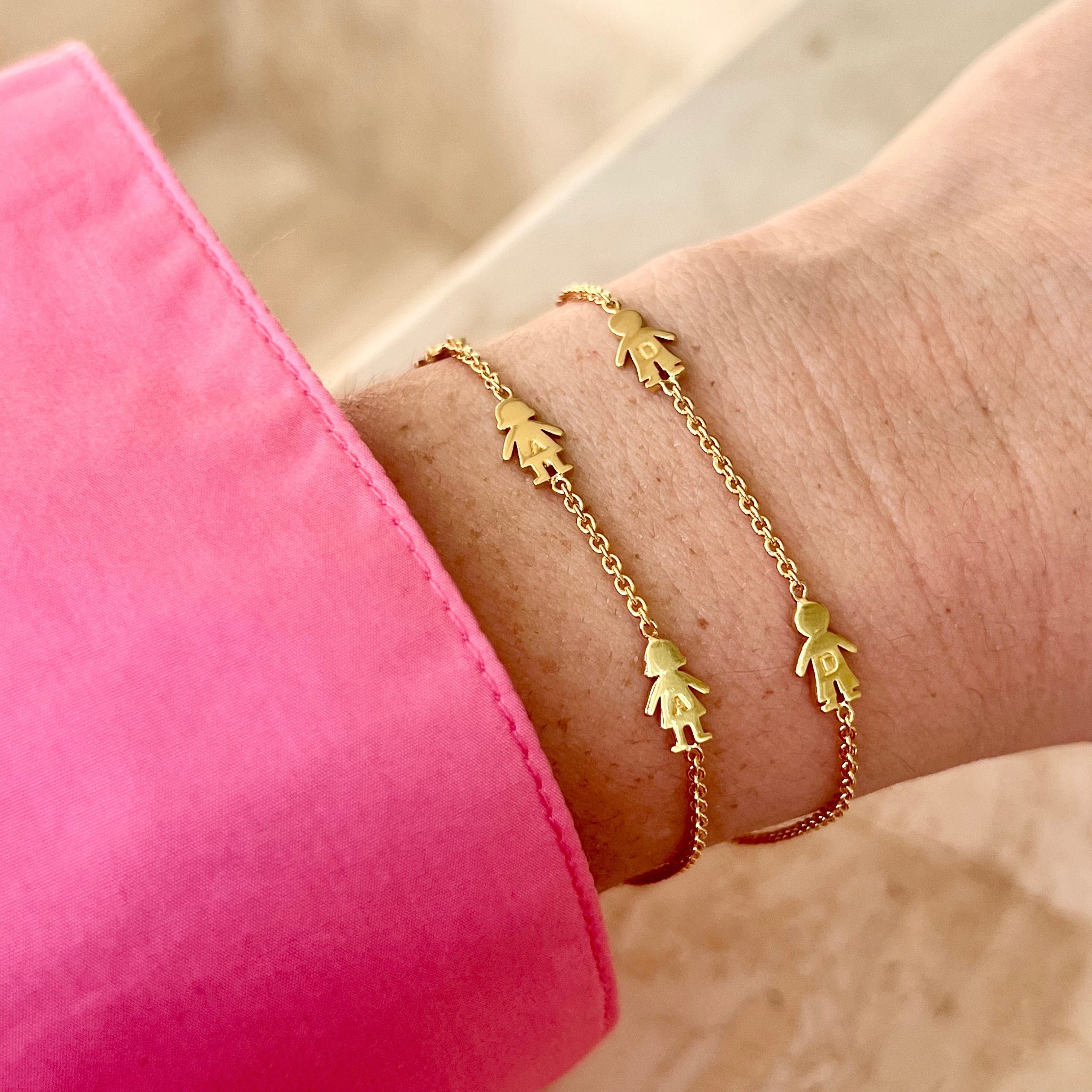 Pulsera De Niños Grabados