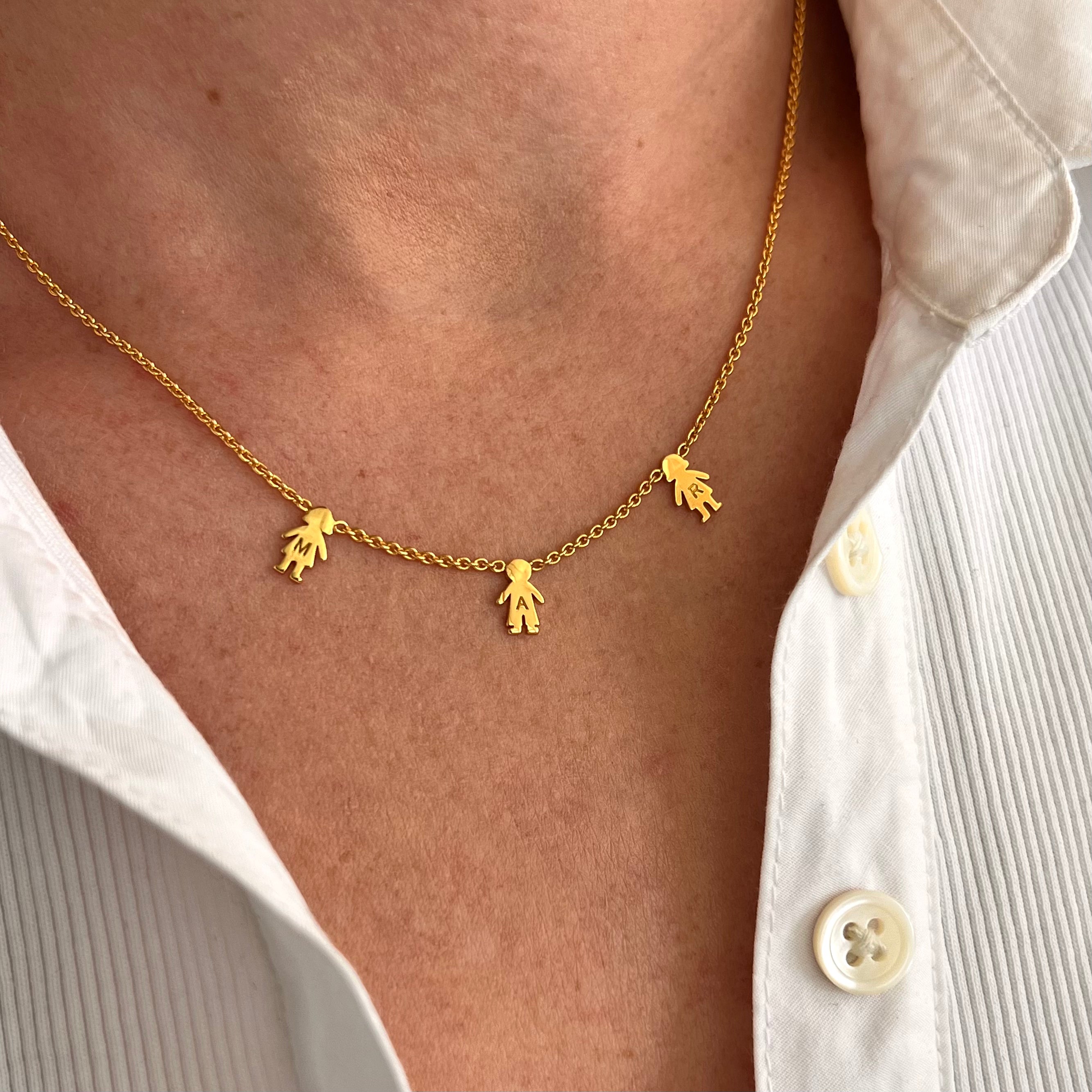 Collar De Niños Grabados