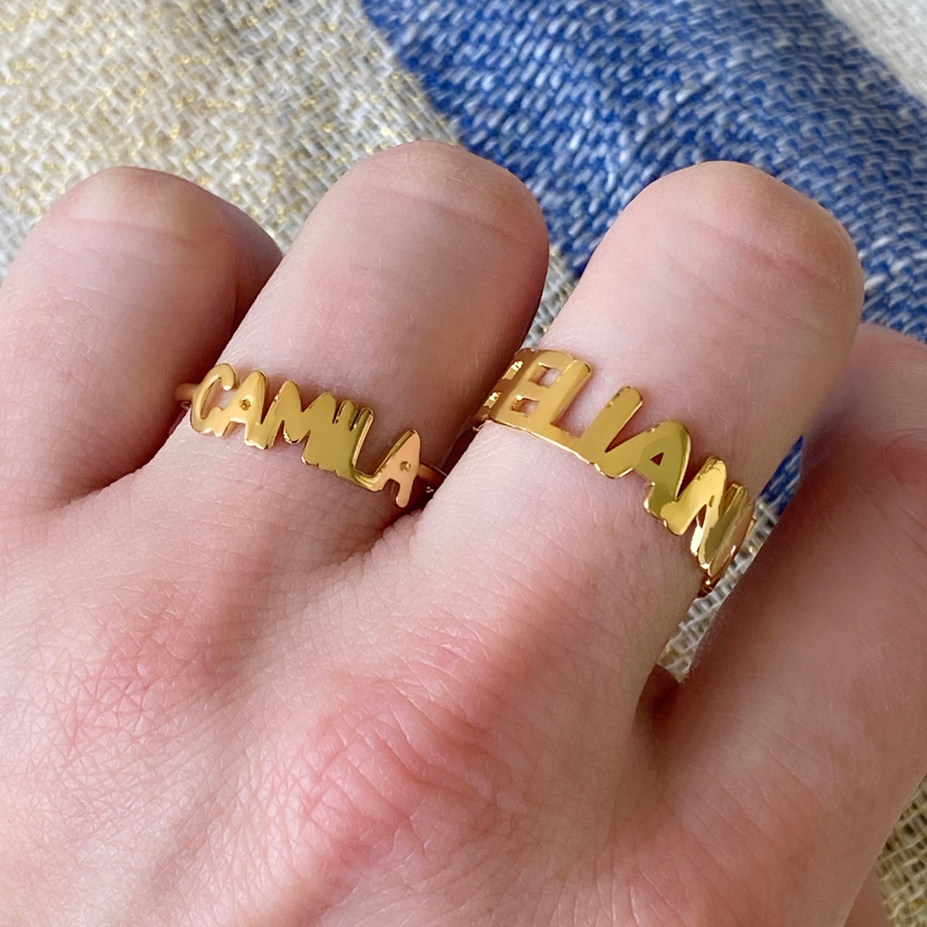 Anillo De Nombre Bubble