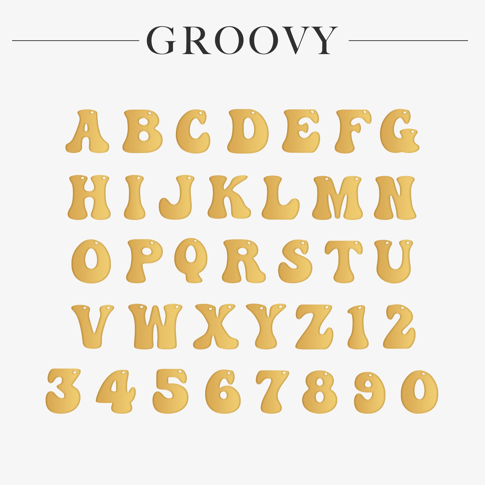 Pulsera De Nombre Groovy