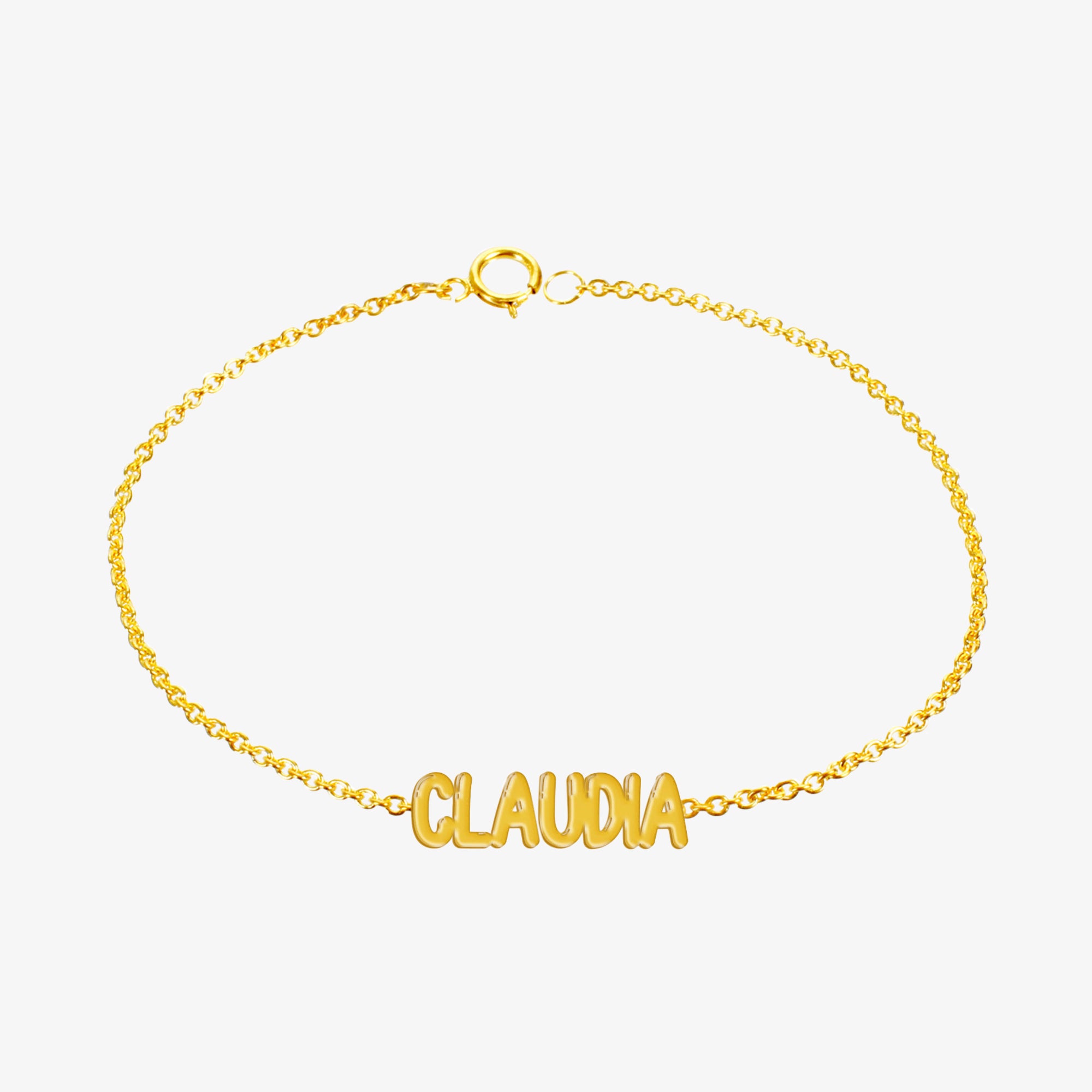 Pulsera De Nombre Bubble Para Bebe