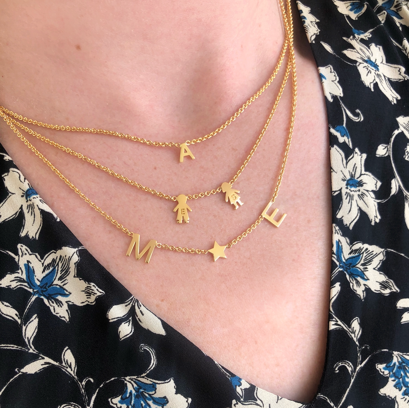 Collar De Niños Grabados