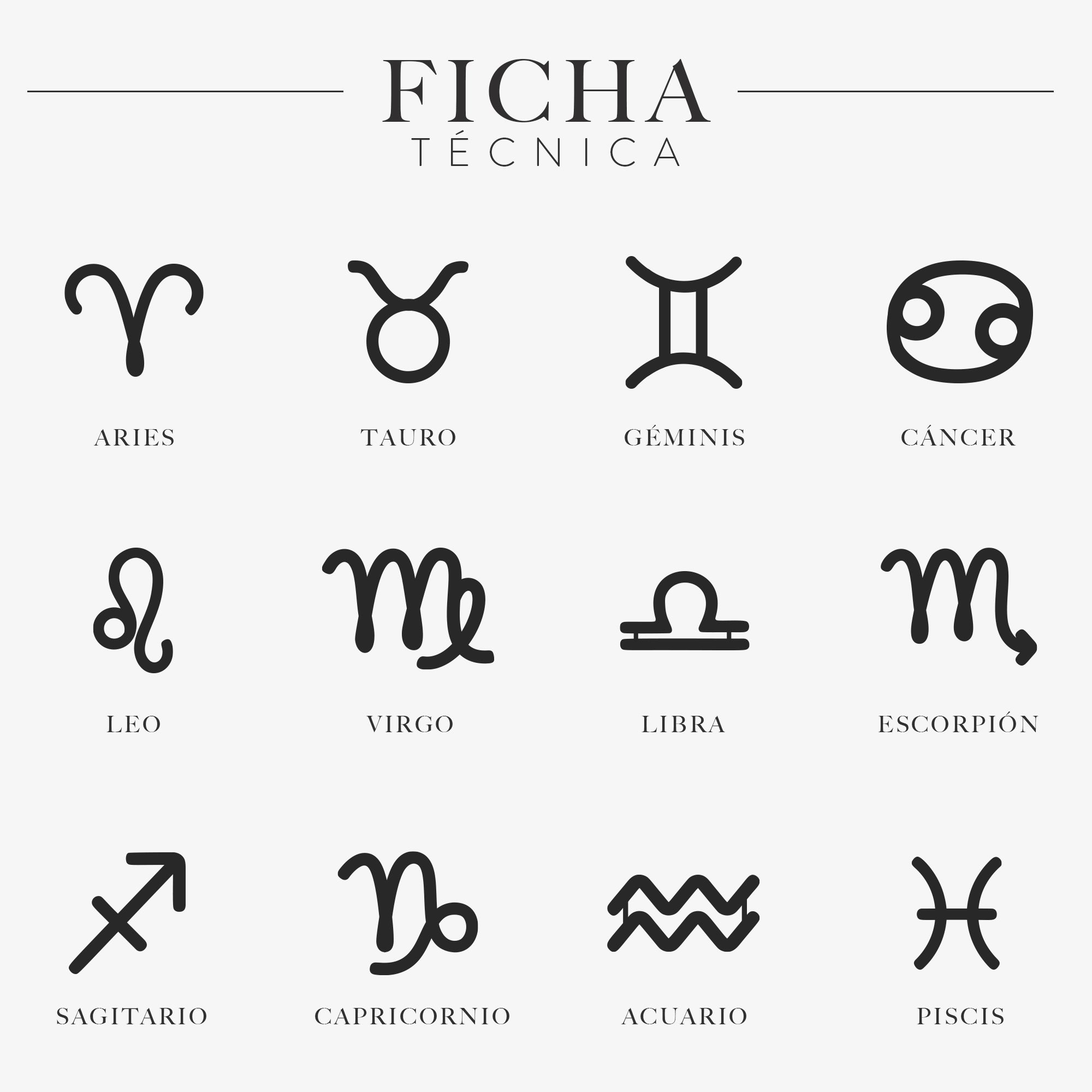 Collar de Horóscopo