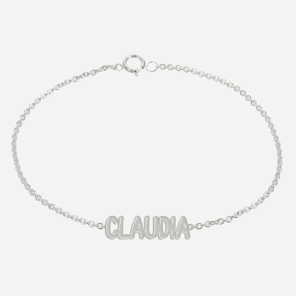 Pulsera De Nombre Bubble