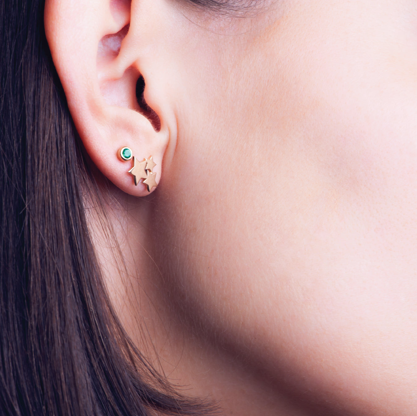 aretes para mujer en oro 14k