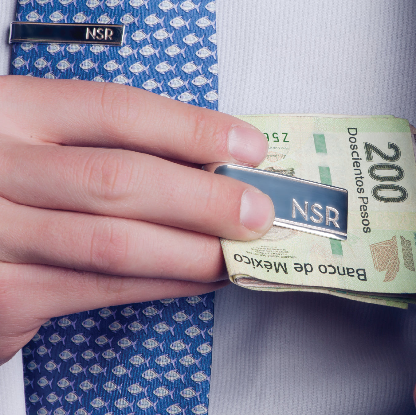 money clip de iniciales personalizado, regalo para hombre, regalo de graduacion, regalo para navidad, dia del padre