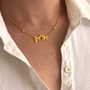 Collar De Nombre En Hebreo Con Piedras