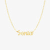 Collar De Nombre Con Cadena Clip