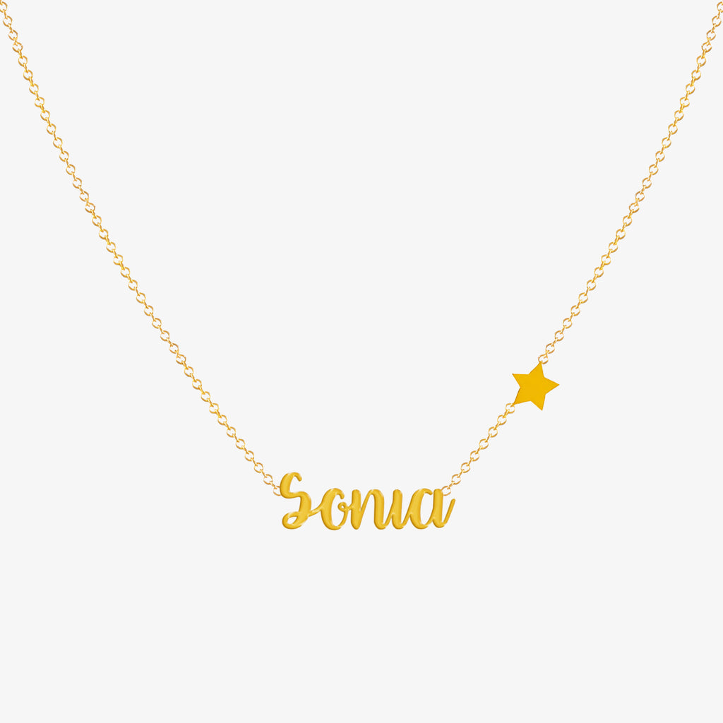 Collar De Nombre Con Figura