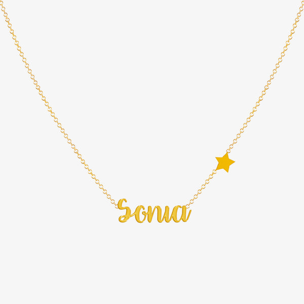 Collar De Nombre Con Figura