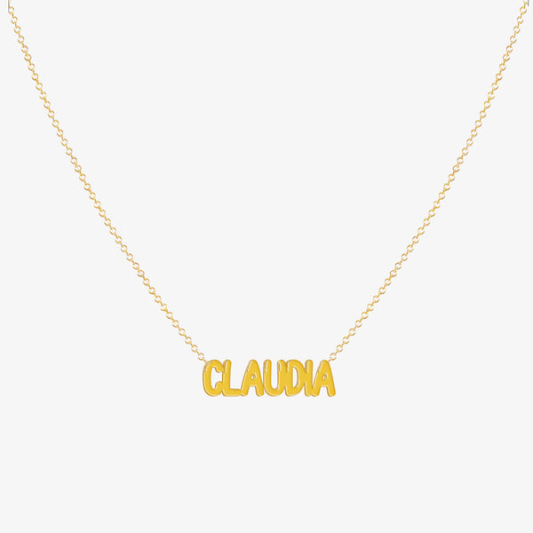 Collar De Nombre Bubble