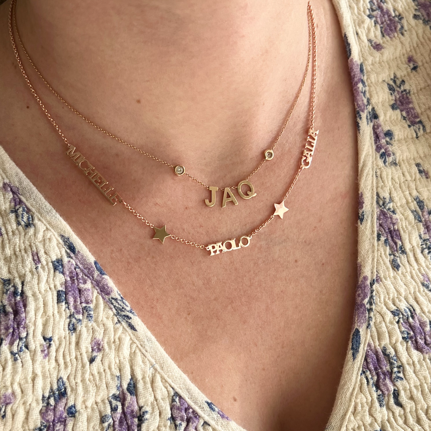 Collar Familia Olivia Con Figura
