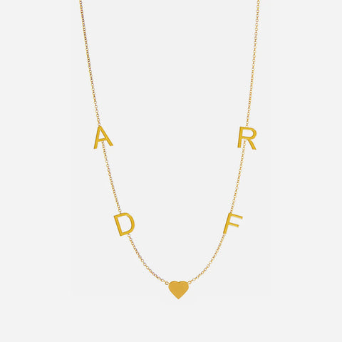 Collar Dido De 5 Letras