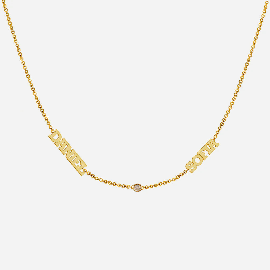 Collar Familia Olivia Con Piedras