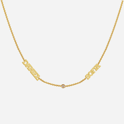 Collar Familia Olivia Con Piedras