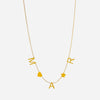 Collar Lola De 3 a 4 Letras Con Figuras
