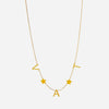 Collar Lola De 3 a 4 Letras Con Figuras