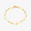 Cadena Paperclip Pulsera Mediana